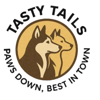 Tasty Tails LLC Logo with Mika and Mac